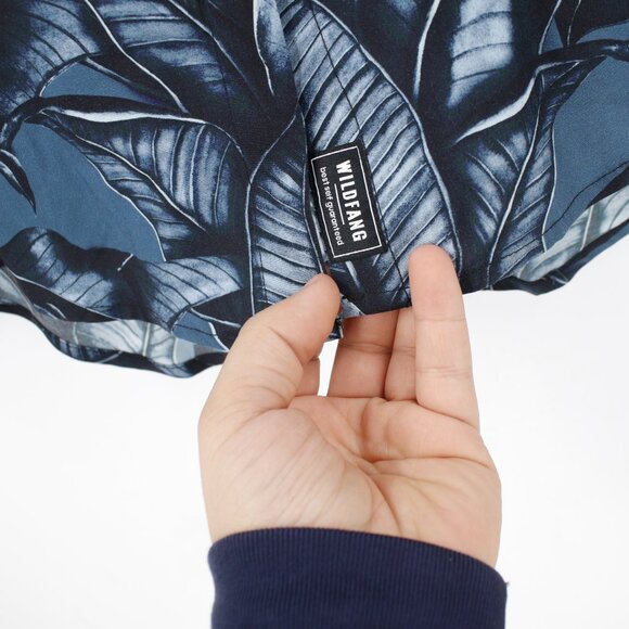 NWOT Wildfang Shirt Womens XS The Empower Long Sleeve Button Up Leaf Print Rayon - Picture 4 of 12